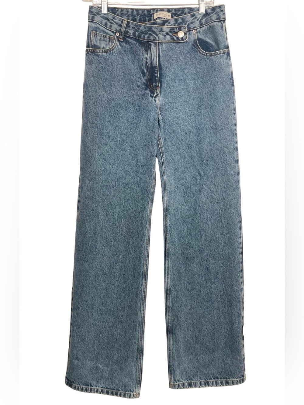NWT Vestire High-Rise Wide-Leg Jeans